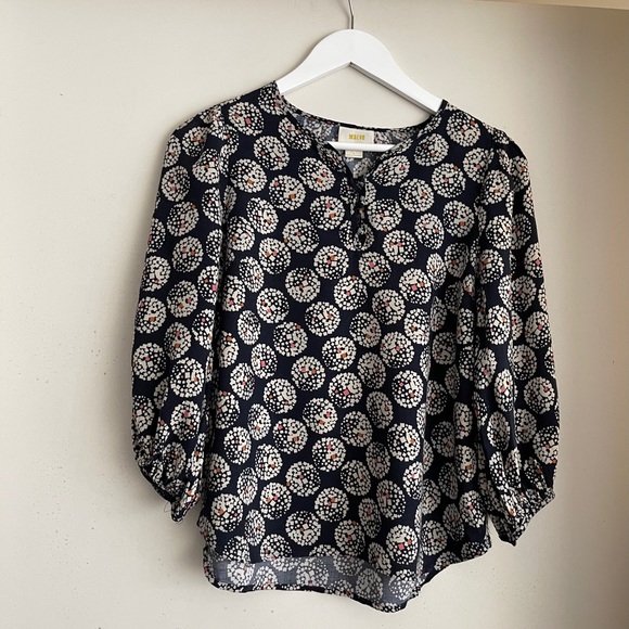 Anthropologie Tops - ANTHROPOLOGIE Maeve Printed Blouse